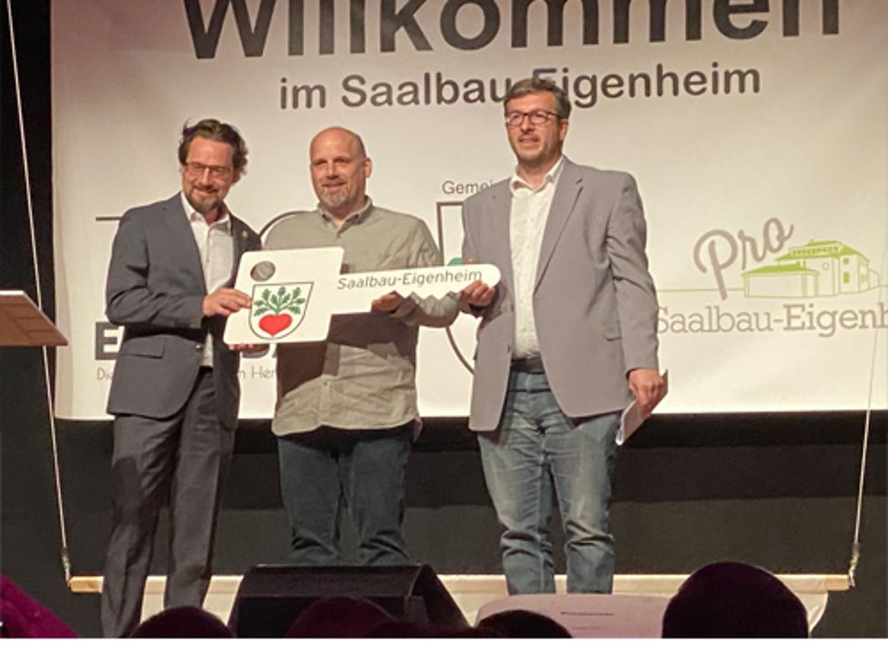 Schlüsselübergabe Saalbau