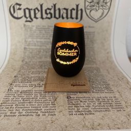 Windlicht Egelsbacher Sommer mit Untersetzer