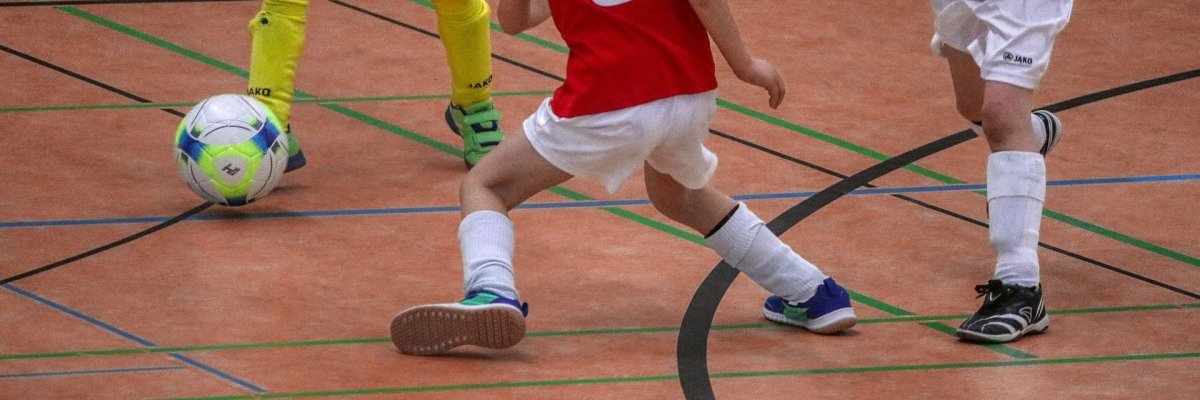 Jugendfußball in der Sporthalle