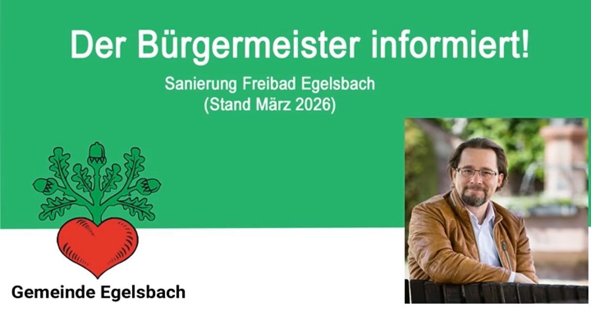 Update zum Freibad Egelsbach aus dem März 2026