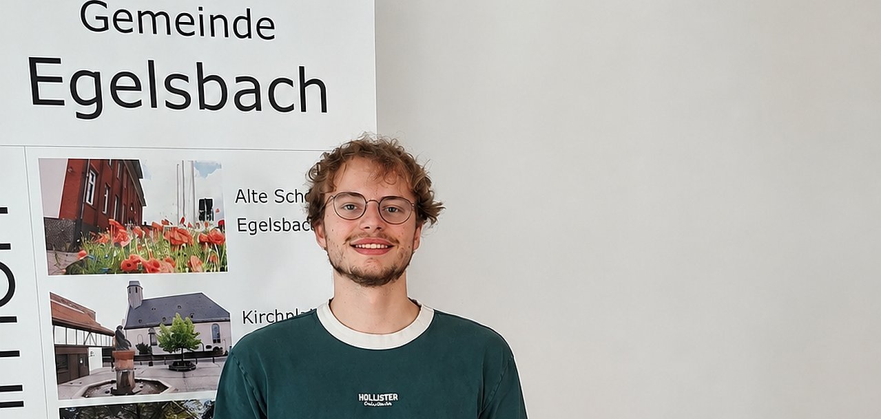 Der neue Auszubildende Michael Schinko