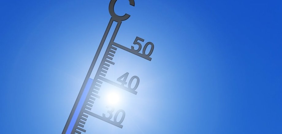 Thermometer bei Hitze