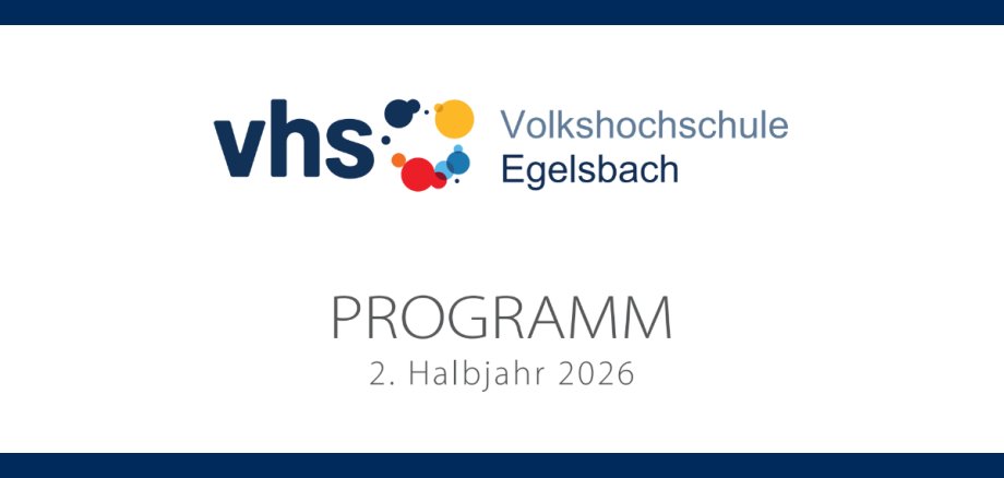 vhs-Programm Herbst-/Winter 2026