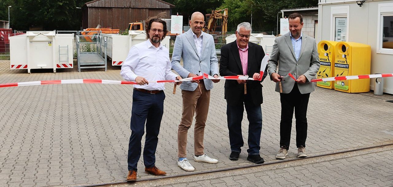 Eröffnung des autonomen Wertstoffhofs in Egelsbach