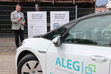 Mit dem Smartphone Termine für den Wertstoffhof buchen