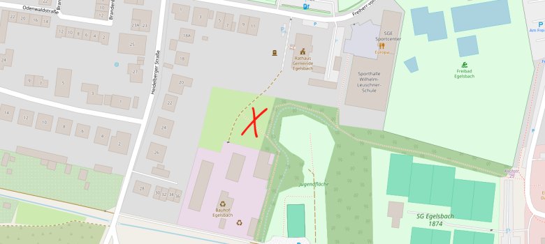 Freilauffläche für Hunde in Egelsbach