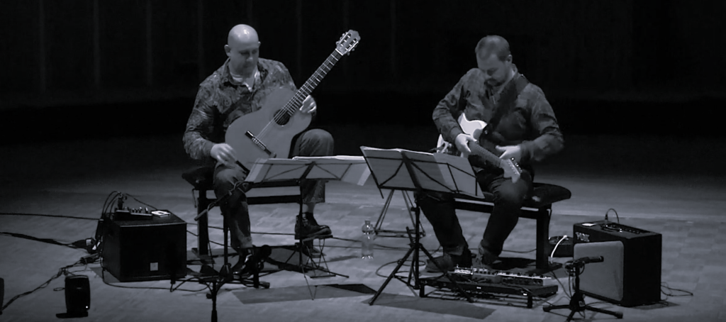 Gitarrenduo Carlos Eduardo Jiménez und Martin Sadowski